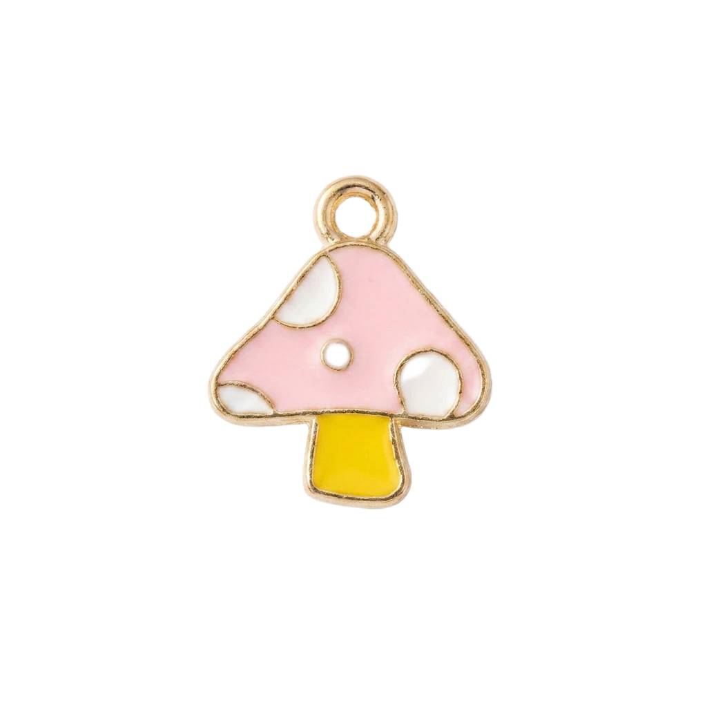 Light Pink Mushroom charm
