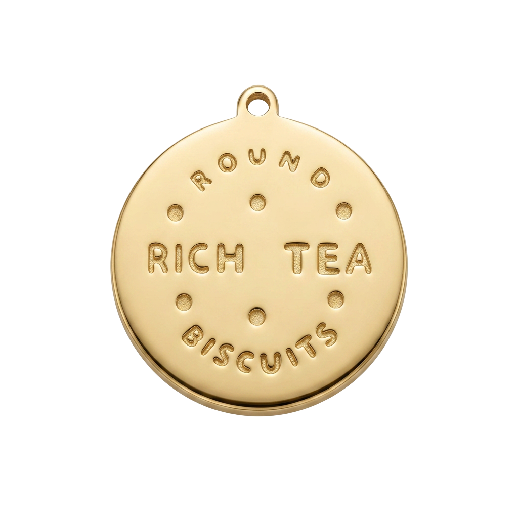 Rich Tea Biscuit charm