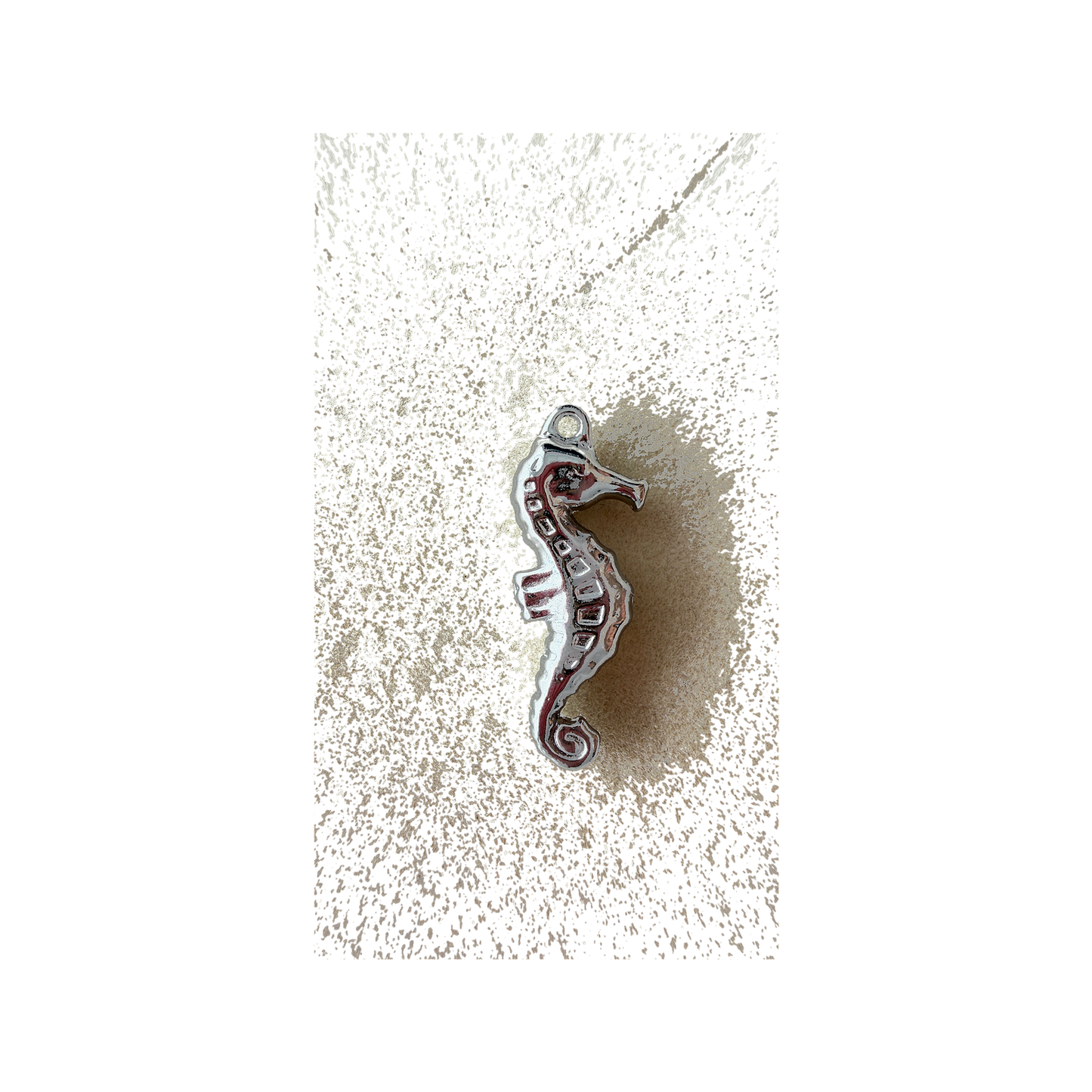 Silver Seahorse charm