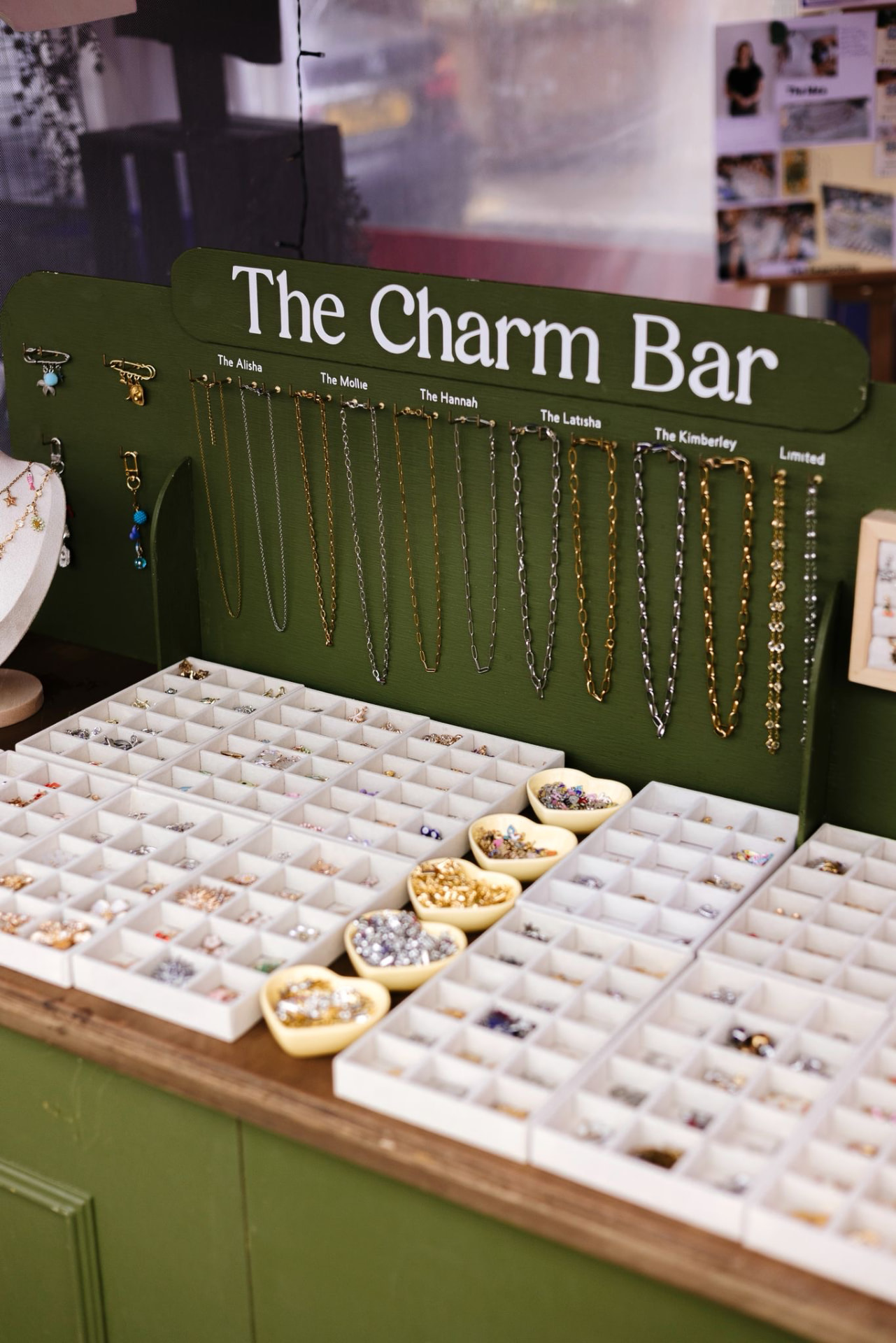 Trays of Buttermelle charms