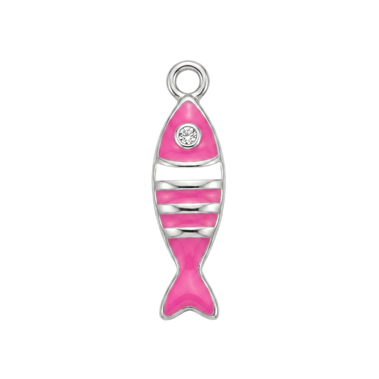 Pink Something Fishy charm