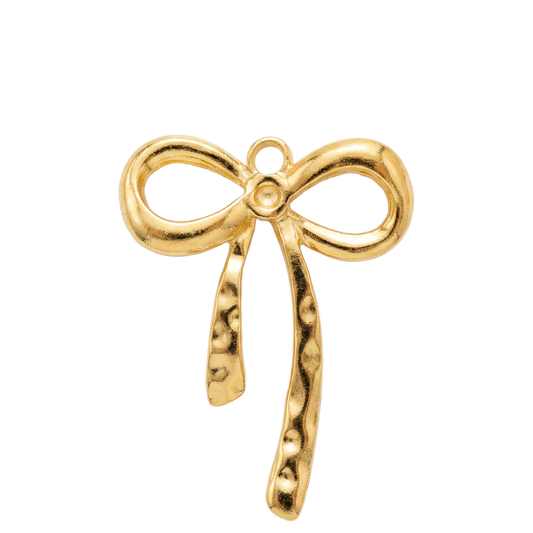 Statement Gold Bow charm