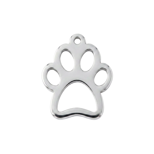 Silver Paw charm