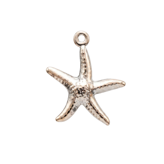 Silver Starfish charm