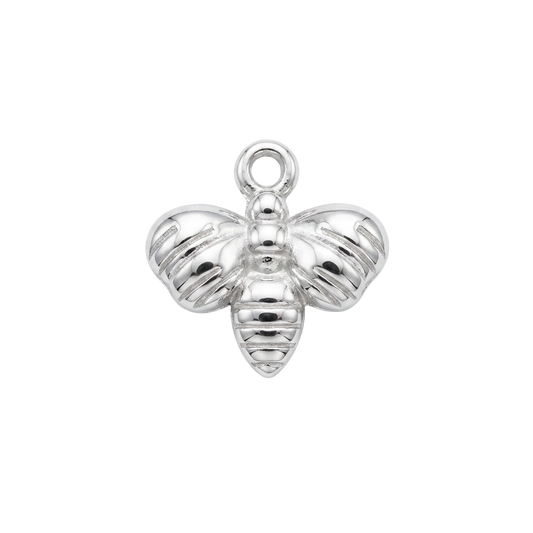 Silver Little Bee charm