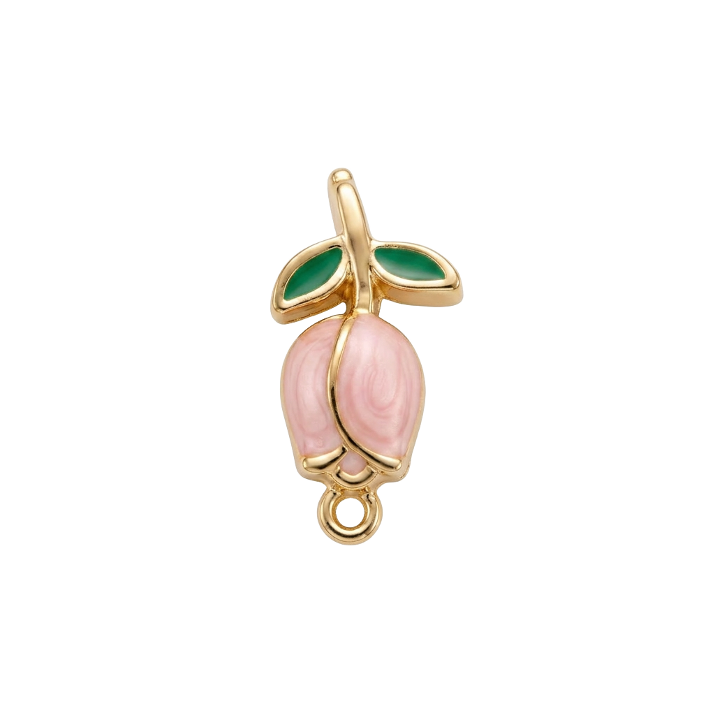 Pink Tulip charm