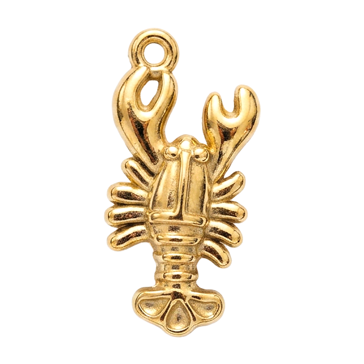 Gold Lobster charm