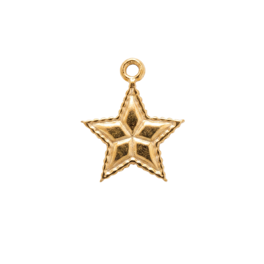 Gold Patterned Star