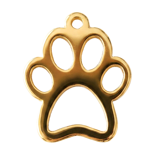 Golden Paw charm