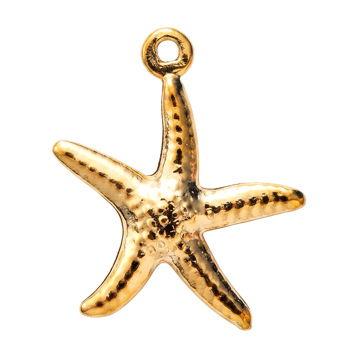 Golden Starfish charm
