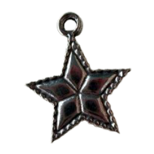 Silver Shining Star charm