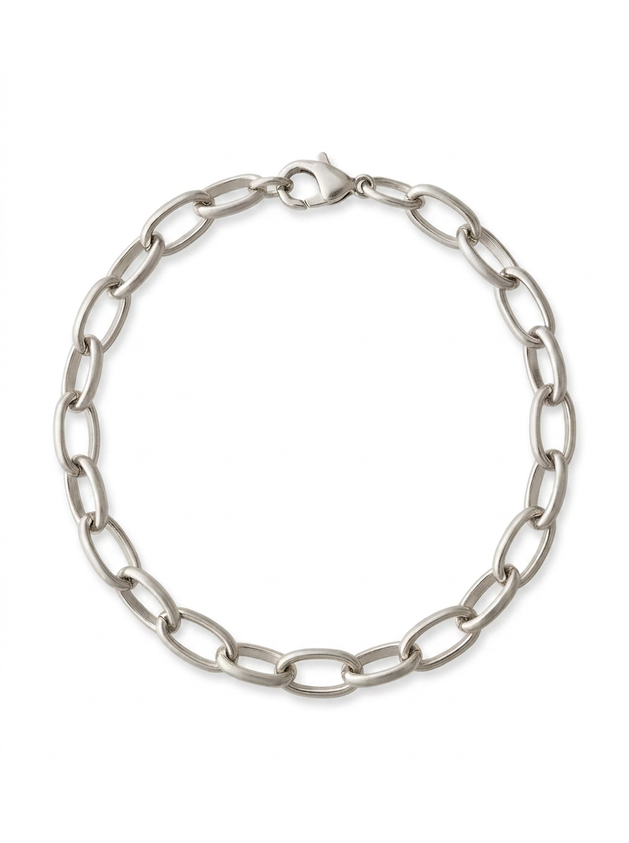 Extra-Chunky Silver Bracelet Chain