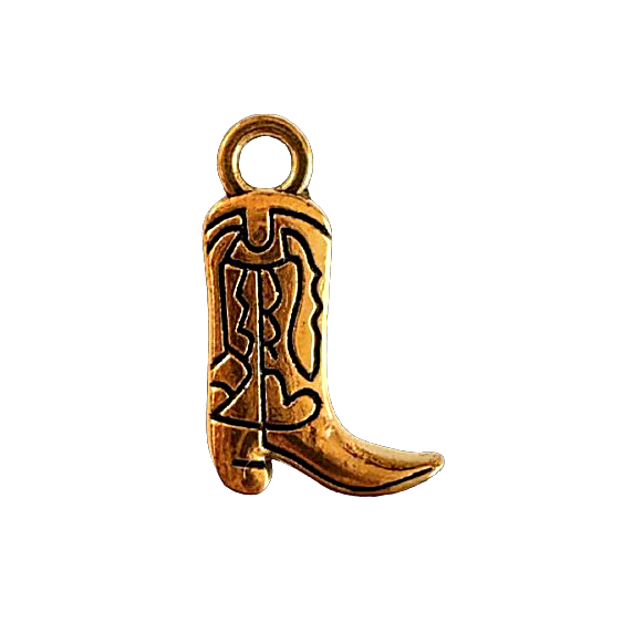 Gold Cowboy Boot