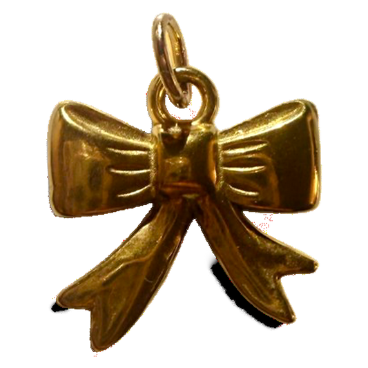 Gold Delicate Bow - L