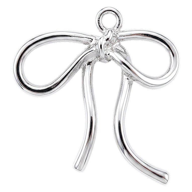 Large Silver Bow