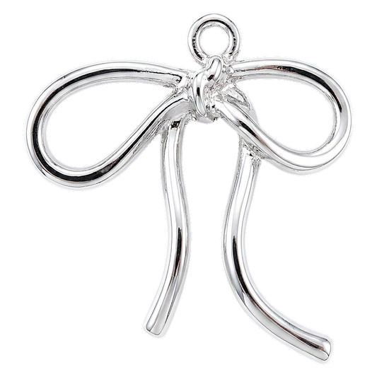 Large Silver Bow