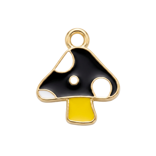 Black Mushroom charm