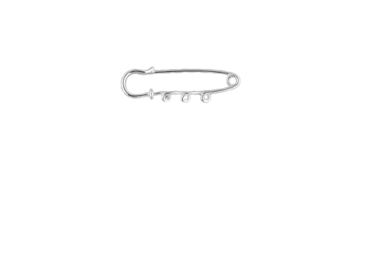 Silver Brooch Base