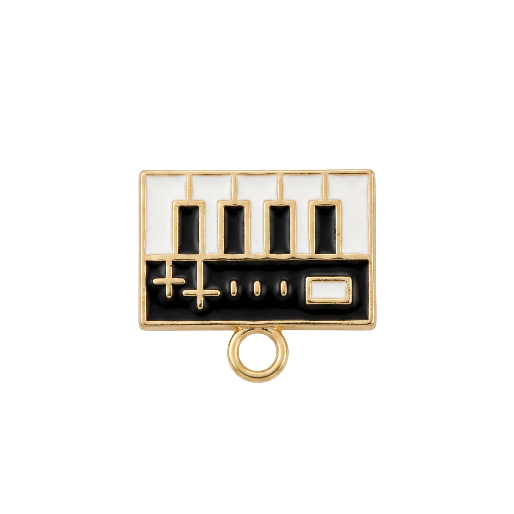 Piano Keys charm