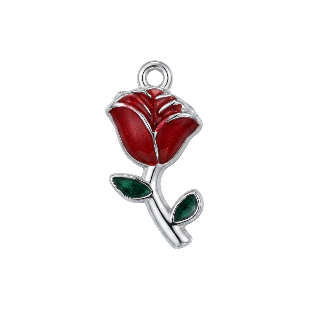 Red Rose charm
