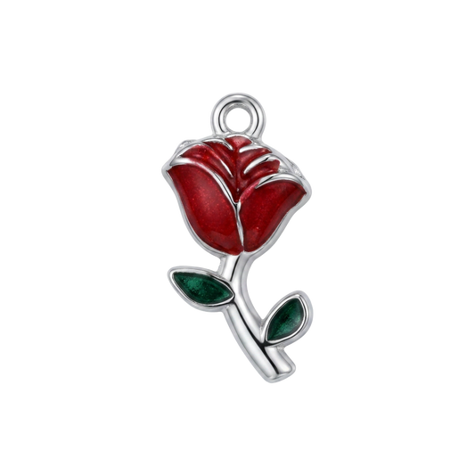 Red Rose charm