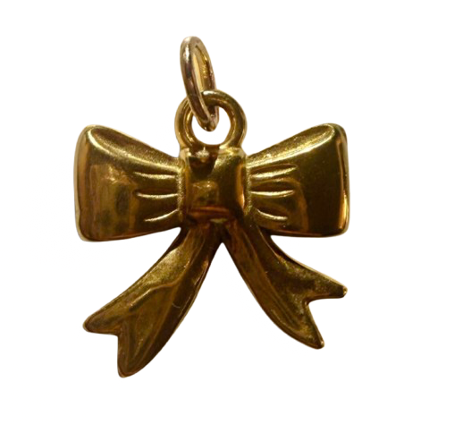 Gold Delicate Bow - L