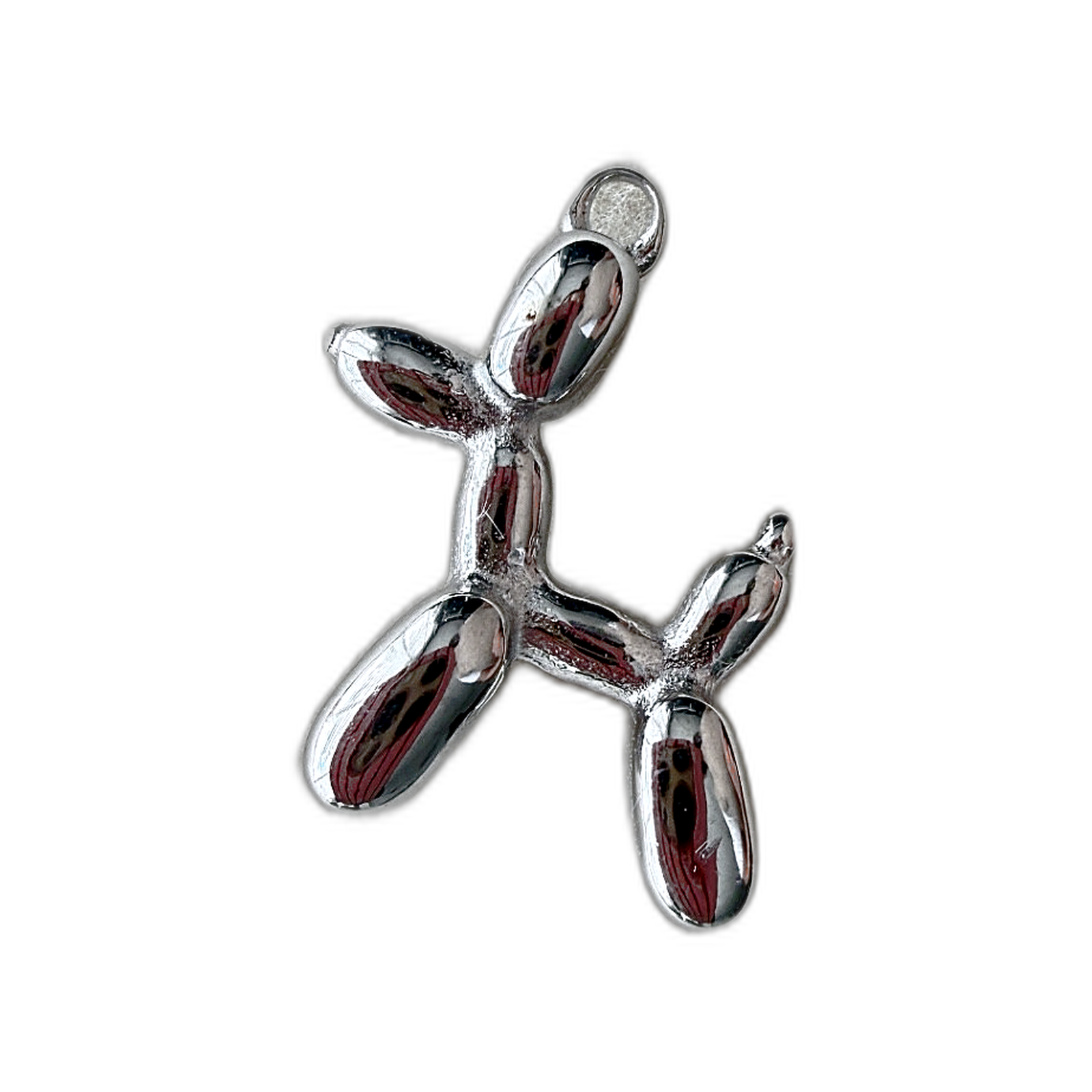 Silver Balloon Dog charm