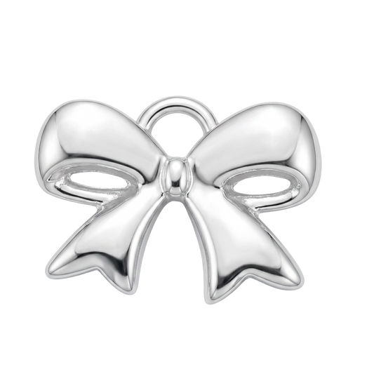 Silver Dream Bow charm