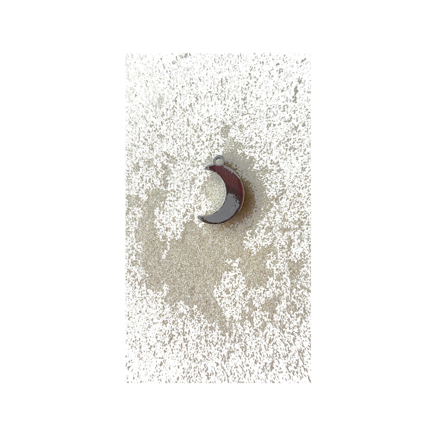 Silver Moon charm
