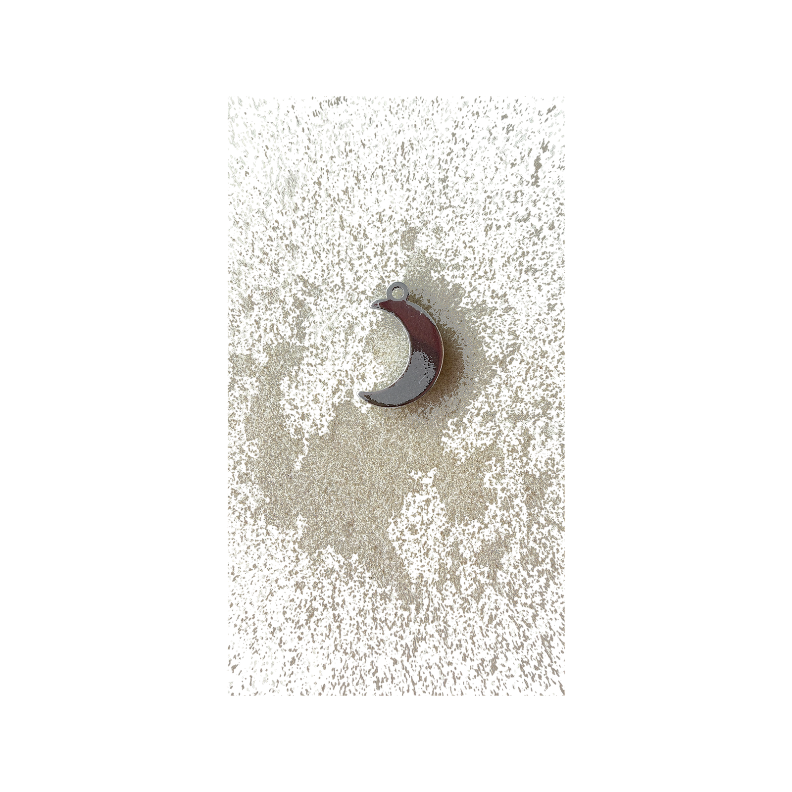 Silver Moon charm