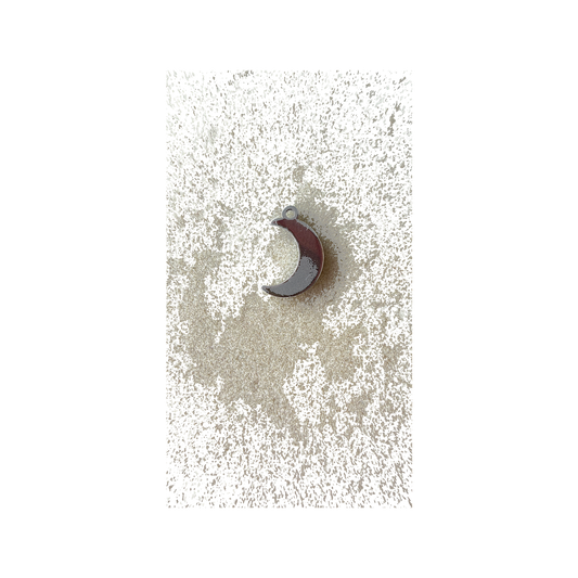 Silver Moon charm