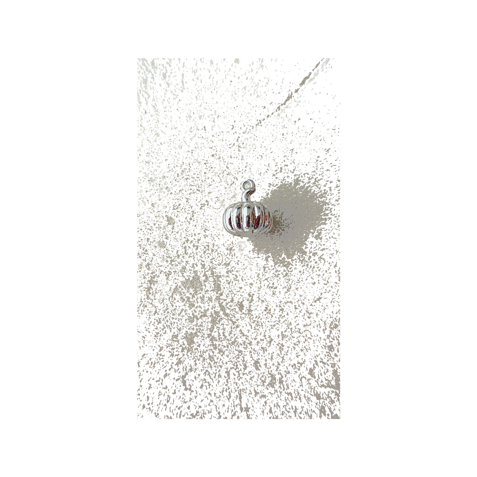 Silver Pumpkin charm