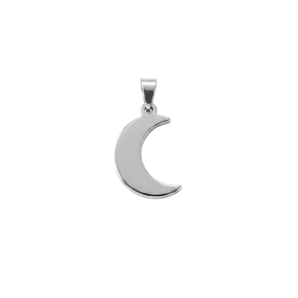 Silver Moon charm