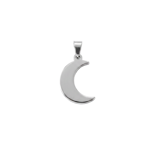 Silver Moon charm