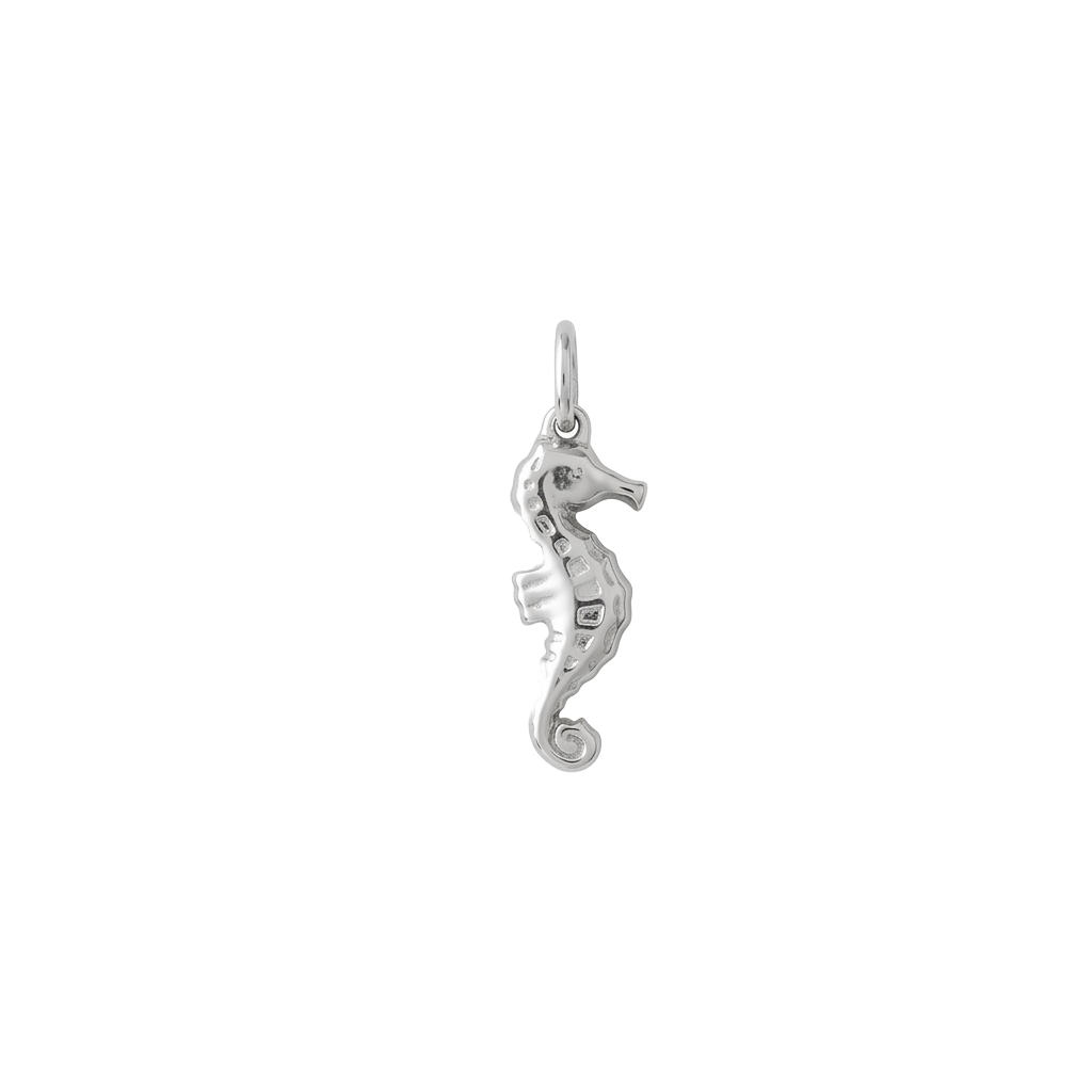 Silver Seahorse charm
