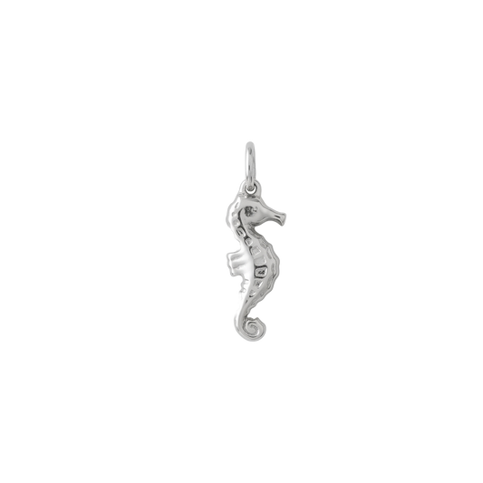 Silver Seahorse charm
